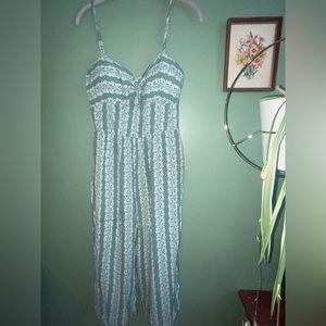 Sage Paisley Jumpsuit